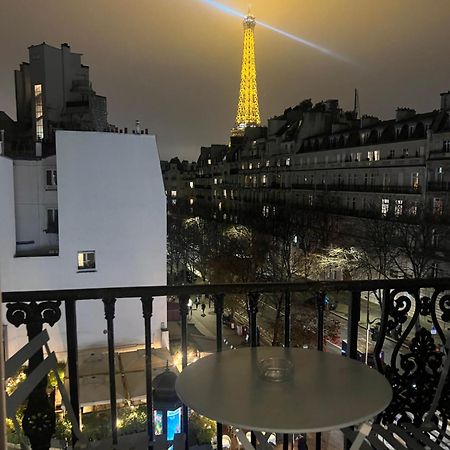 Appartement Paris Vue Tour Eiffel Trocadero Exteriér fotografie