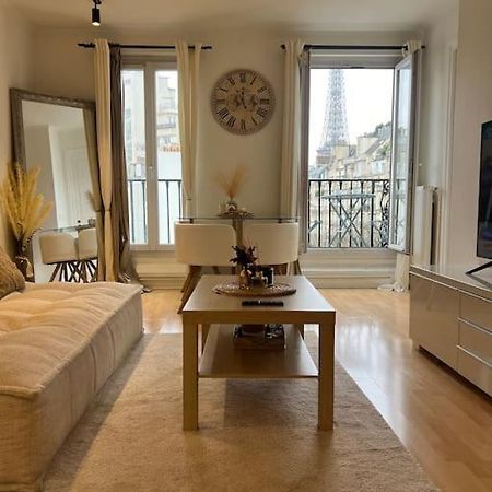 Appartement Paris Vue Tour Eiffel Trocadero Exteriér fotografie