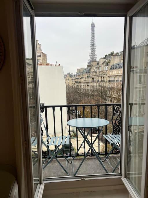 Appartement Paris Vue Tour Eiffel Trocadero Exteriér fotografie