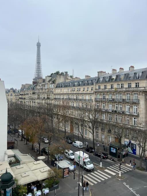 Appartement Paris Vue Tour Eiffel Trocadero Exteriér fotografie