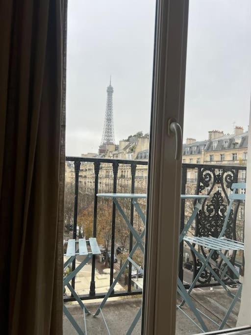 Appartement Paris Vue Tour Eiffel Trocadero Exteriér fotografie