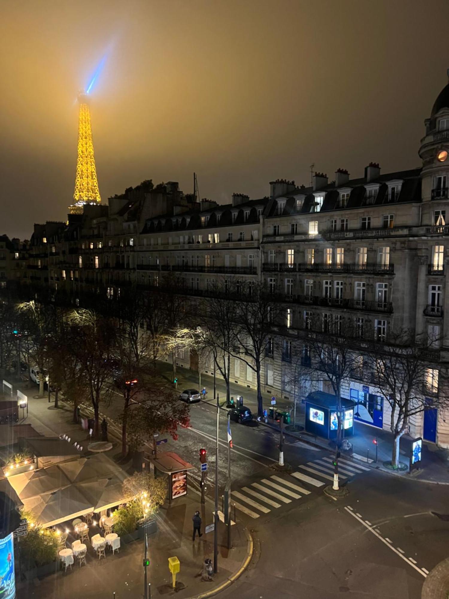 Appartement Paris Vue Tour Eiffel Trocadero Exteriér fotografie